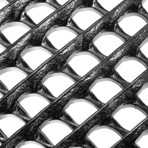Closeup of TENAX Trackway Polyethylene Mesh
